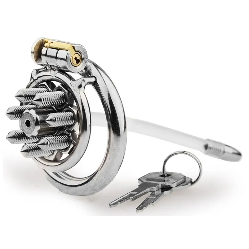 CockLock Cage avec Picots Chastipik et Tige - Longueur 1.2cm